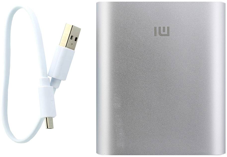 Xiaomi LED Powerbank 10400 mAh - Silver