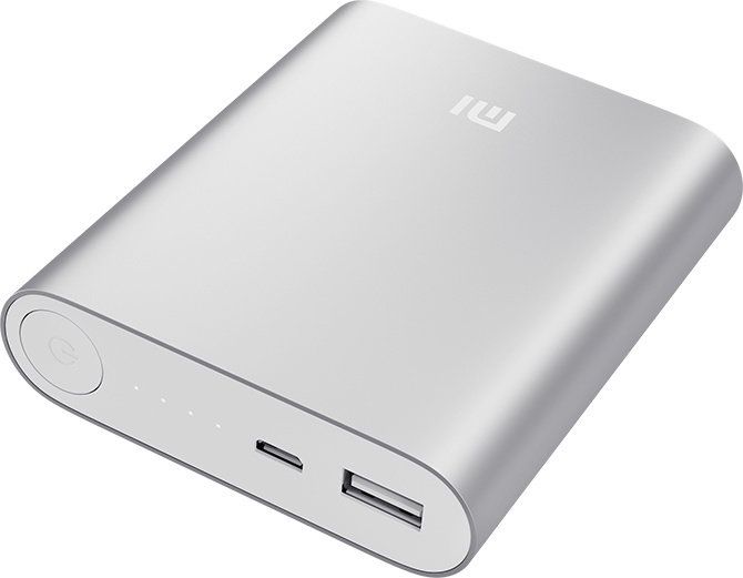 Xiaomi LED Powerbank 10400 mAh - Silver