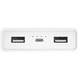 Xiaomi LED Powerbank 20000 mAh Dual USB - White