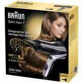 Braun HD 710 Solo Satin Hair 7 LED Föhn - Zwart