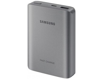 Samsung EB-PN930CS LED Powerbank Fast Charger 10200 mAh - Donkergrijs