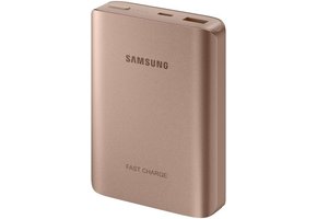 Samsung EB-PN930CZ LED Powerbank Fast Charger 10200 mAh - Roze-Goud