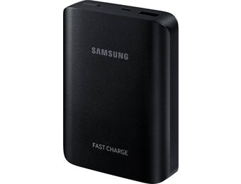 Samsung EB-PG935BB LED Powerbank Fast Charger 10200 mAh - Zwart