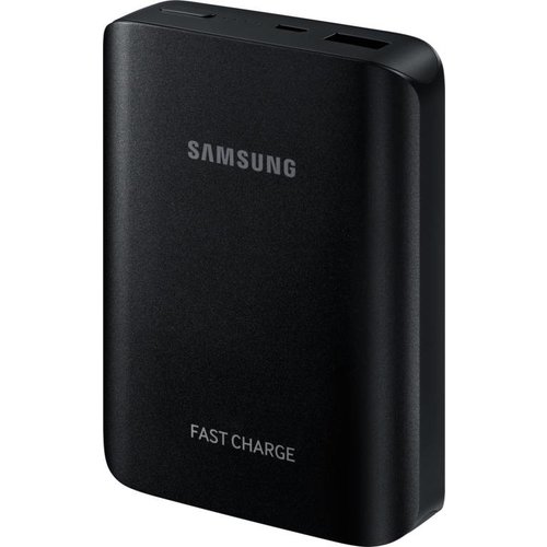 Samsung Samsung EB-PG935BB LED Powerbank Fast Charger 10200 mAh - Zwart Samsung Samsung EB-PG935BB LED Powerbank Fast Charger 10200 mAh - Zwart