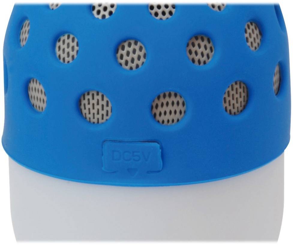 Conceptronic CSPKBTWPHLB Wireless Waterproof Bluetooth LED Speaker - Blauw