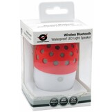 Conceptronic CSPKBTWPHLR Wireless Waterproof Bluetooth LED Speaker - Rood