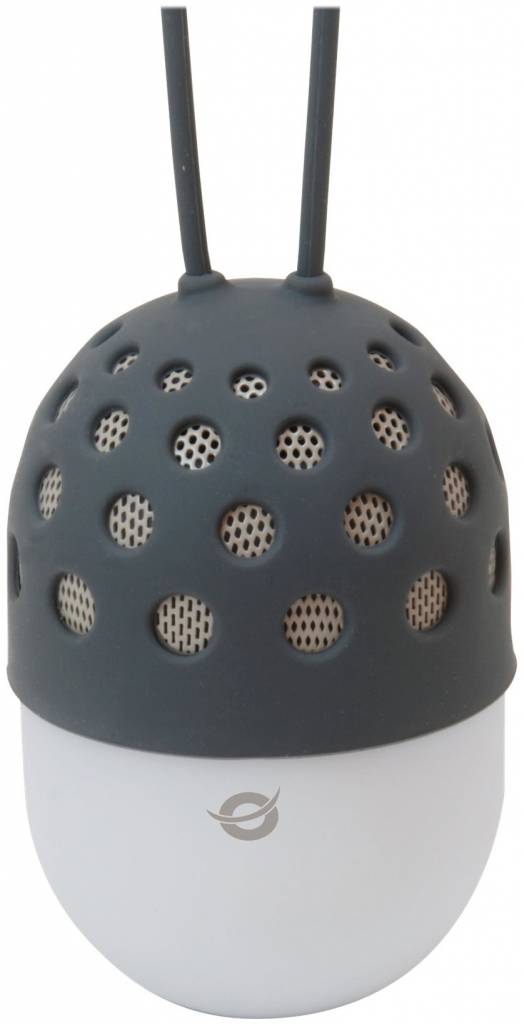 Conceptronic CSPKBTWPHLG Wireless Waterproof Bluetooth LED Speaker - Grijs