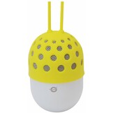 Conceptronic CSPKBTWPHLY Wireless Waterproof Bluetooth LED Speaker - Geel