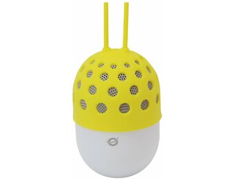 Conceptronic CSPKBTWPHLY Wireless Waterproof Bluetooth LED Speaker - Geel