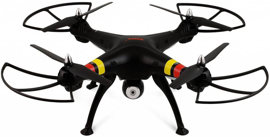 Syma X8C Venture LED Quadcopter met 720p HD Camera - Zwart