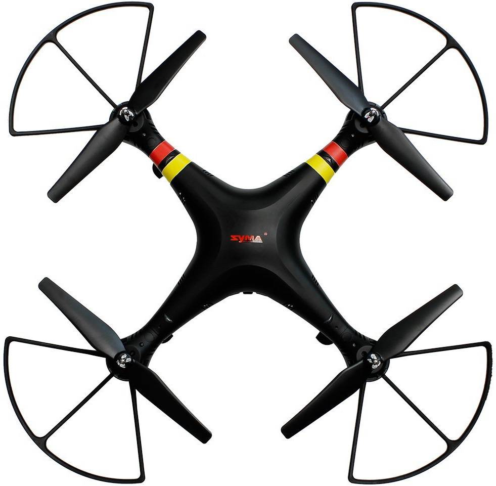 Syma X8C Venture LED Quadcopter met 720p HD Camera - Zwart