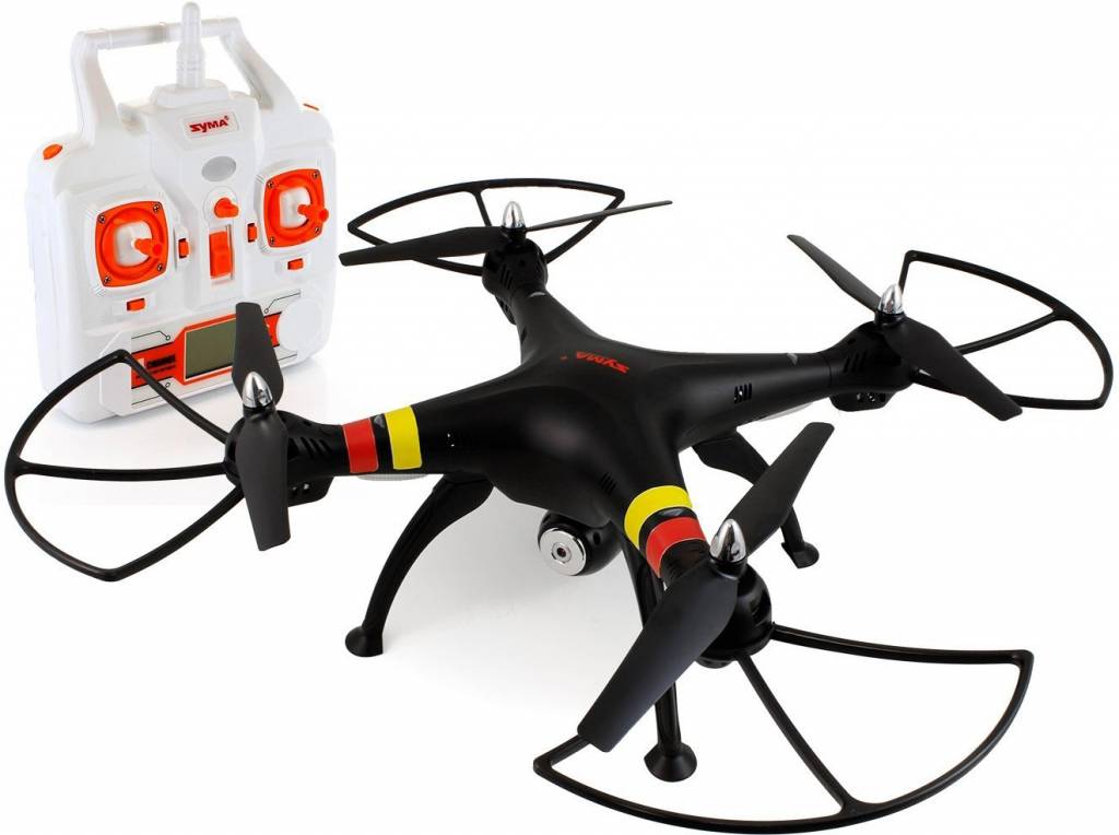 Syma X8C Venture LED Quadcopter met 720p HD Camera - Zwart