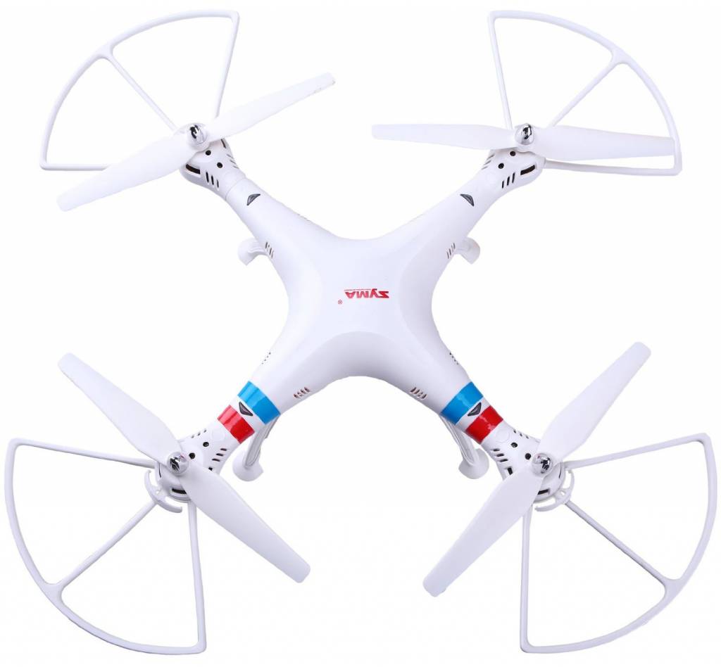 Syma X8C Venture LED Quadcopter met 720p HD Camera - Wit