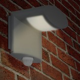 Ranex Preben LED Wandlamp met Bewegingsmelder - Grijs