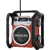 Sangean U4 DBT LED Bouwradio - Rood