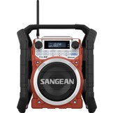 Sangean U4 DBT LED Bouwradio - Rood