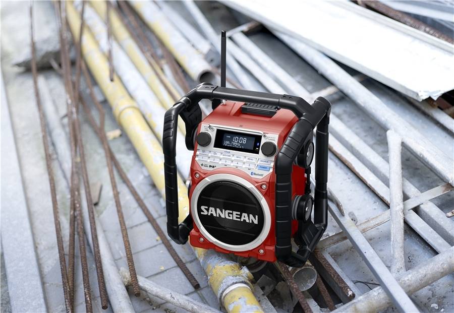 Sangean U4 DBT LED Bouwradio - Rood