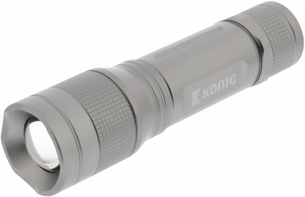 Konig LED Premium Zaklamp - Grijs