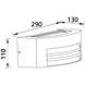 Smartwares Smartwares Rafael LED Wandlamp Smartwares Smartwares Rafael LED Wandlamp