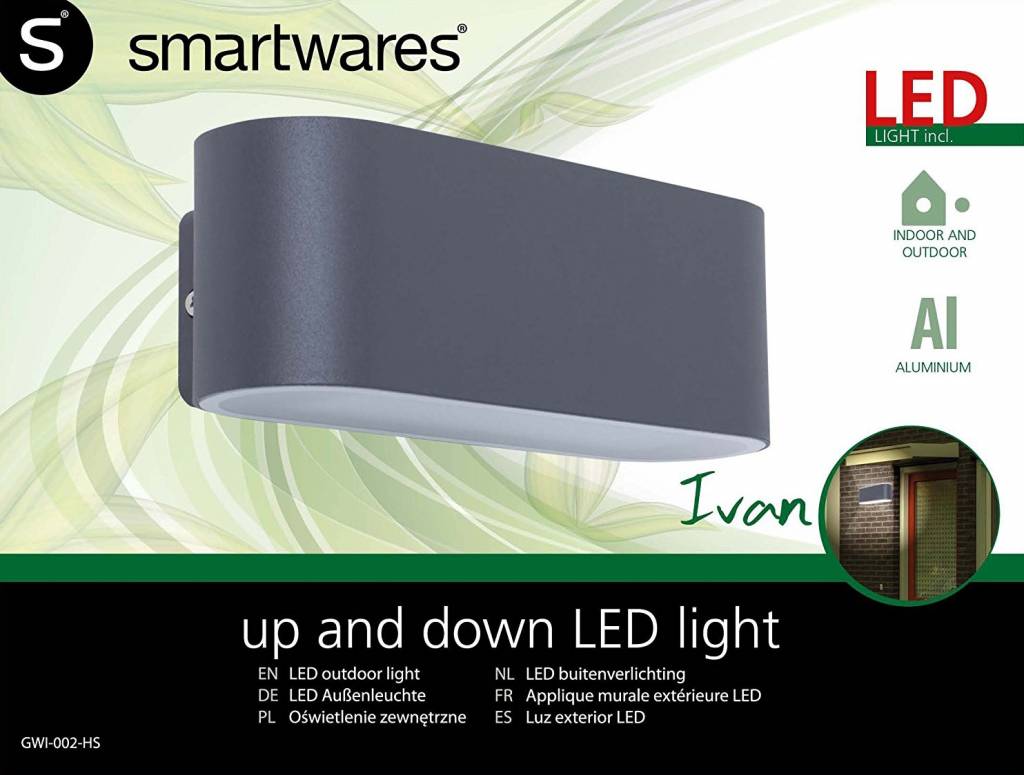 Smartwares Ivan LED Wandlamp