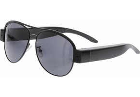 Konig Zonnebril met Verborgen Camera - Zwart