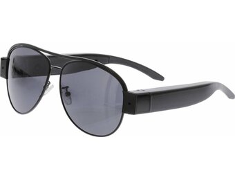Konig Zonnebril met Verborgen Camera - Zwart