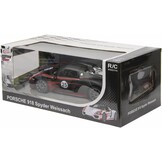 Jamara LED Porsche 918 Spyder Weissach RC 1:14 - Zwart
