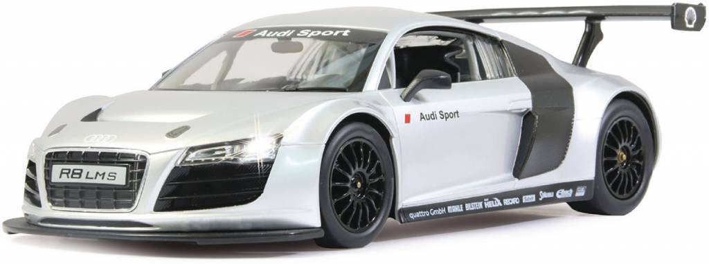 Jamara LED Audi R8 LMS RC 1:14 Zilver kopen? LEDClear.nl Audi R8 Zilver Electrische auto ACR Reijnders Helmond