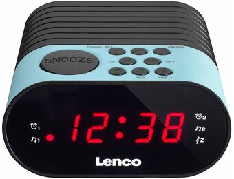 Lenco CR-07 LED Klokradio - Blauw