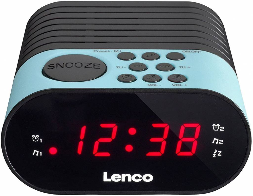 Lenco CR-07 LED Klokradio - Blauw