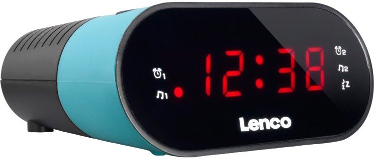 Lenco CR-07 LED Klokradio - Blauw