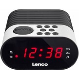 Lenco CR-07 LED Klokradio - Wit