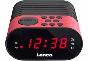 Lenco CR-07 LED Klokradio - Roze
