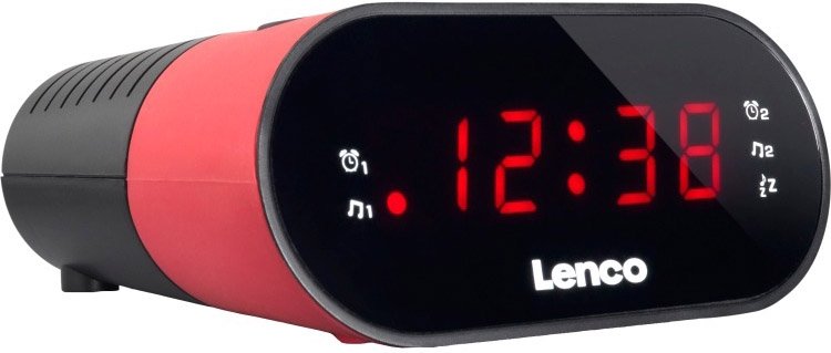 Lenco CR-07 LED Klokradio - Roze
