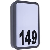 Smartwares Bjorn LED Wandlamp met Huisnummer