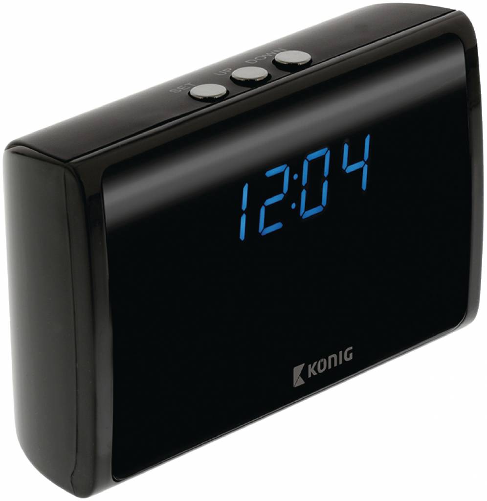 Konig Bureauklok met Verborgen Camera