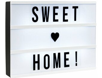 Smartwares A4 LED Lightbox + 85 karakters