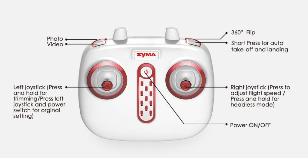 Syma X5UC Drone LED met 720p HD Camera