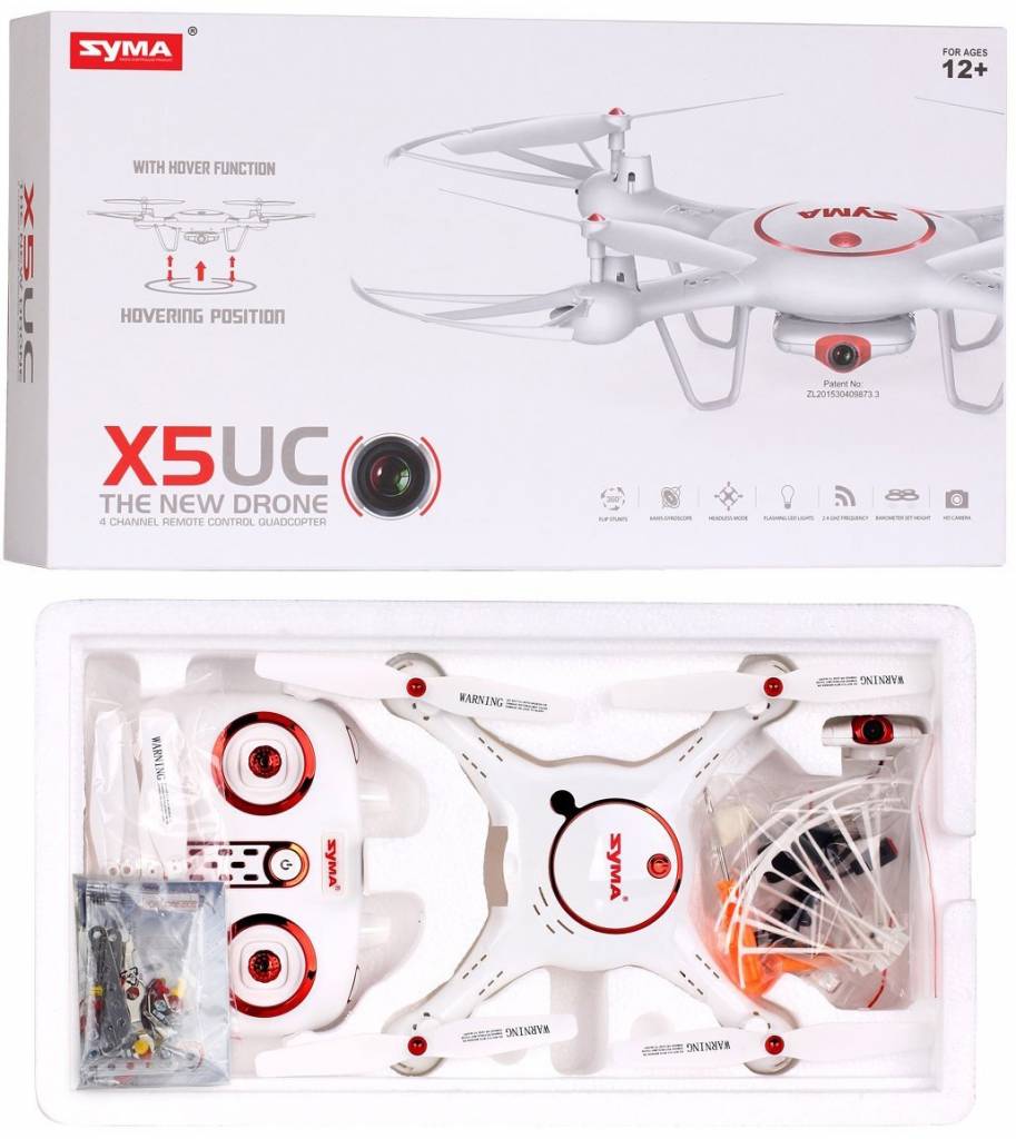 Syma X5UC Drone LED met 720p HD Camera