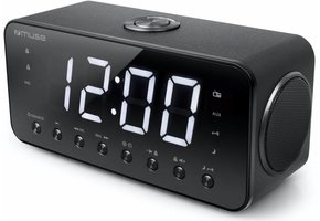 Muse M-192 CR Wekkerradio met Groot Display - Zwart