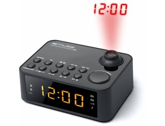 Muse M-178 P Klokradio met Projectieklok - Zwart
