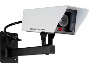 Smartwares Metalen Dummy Camera - Wit