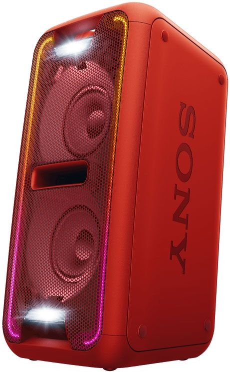 Sony GTK-XB7R LED Audiosysteem met Bluetooth - Rood