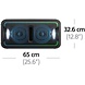 Sony Sony GTK-XB7R LED Audiosysteem met Bluetooth - Rood Sony Sony GTK-XB7R LED Audiosysteem met Bluetooth - Rood