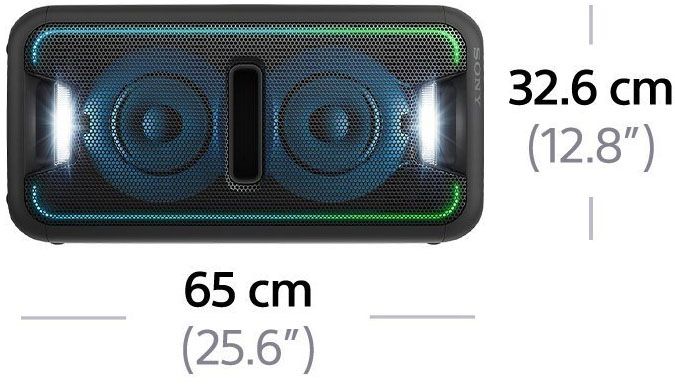 Sony GTK-XB7B LED Audiosysteem met Bluetooth - Zwart