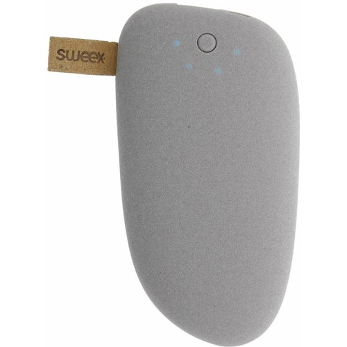 Sweex Sweex LED Powerbank 5200 mAh USB - Grijs Sweex Sweex LED Powerbank 5200 mAh USB - Grijs