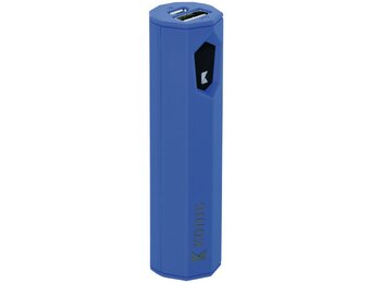 Konig LED Powerbank 2500 mAh USB - Blauw