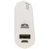 Konig LED Powerbank 2500 mAh USB - Wit
