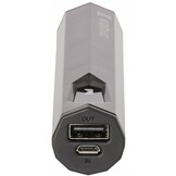 Konig LED Powerbank 2500 mAh USB - Zwart