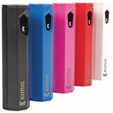 Konig LED Powerbank 2500 mAh USB - Zwart